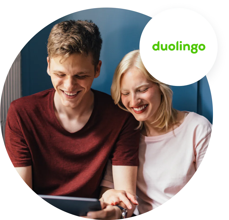 Duolingo customers learning 