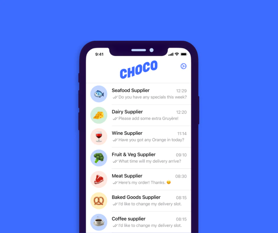 Choco connects restaurants and suppliers with twilio