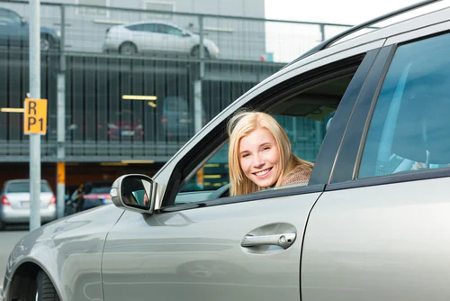 User parking their car