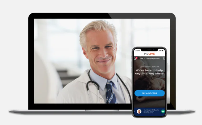 Patients convenient access to PCPs who work with them through the MDLIVE platform