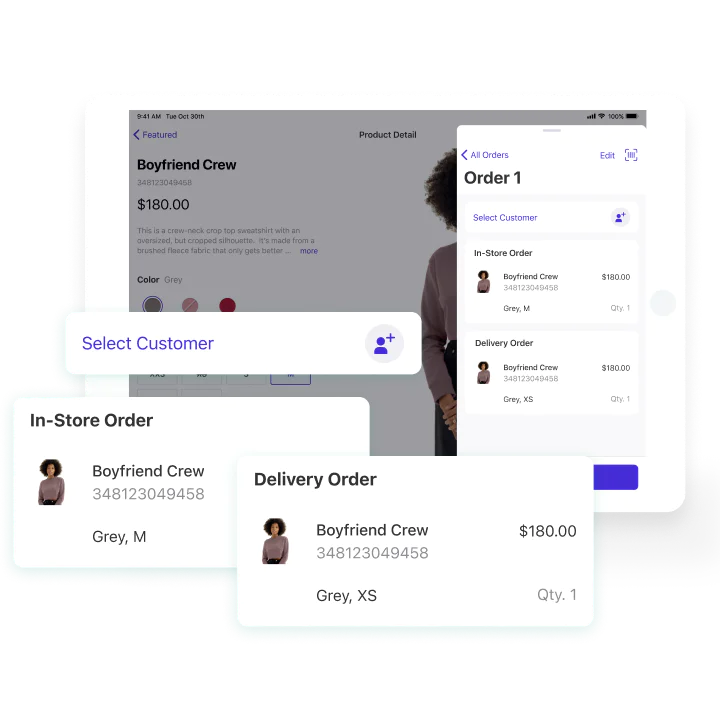 Tulip's digital platform for managing online and in-store customer orders